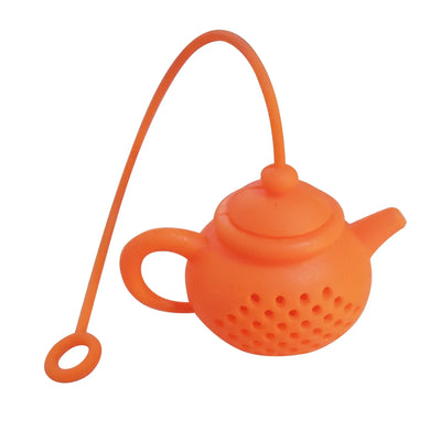 1PC Creative Silicone Teapot-shape Tea Infuser Strainer Tea Bag Leaf Filter Diffuser Teaware Teapot Accessory Kitchen Gadget