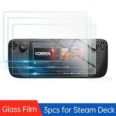 PREMIUM TEMPERED GLASS SCREEN PROTECTOR FOR VALVE STEAM DECK – 9H ANTI-SCRATCH GUARD FILM