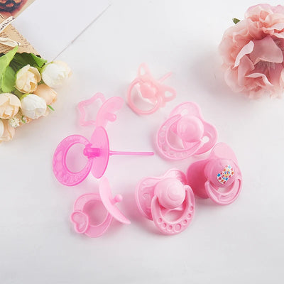 2Pcs/set Lovely Doll Pacifier Doll Play House Supply Dollhouse Dummy Nipple Kids Toy Dohllhouse Doll Baby AccessoryКукольный Дом