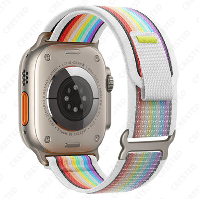 Trail Strap For Apple Watch Ultra 2 Band 49mm 45mm 44mm 42mm 40mm 41mm 38mm Nylon bracelet correa iwatch series10 9 8 7 6 5 4 SE