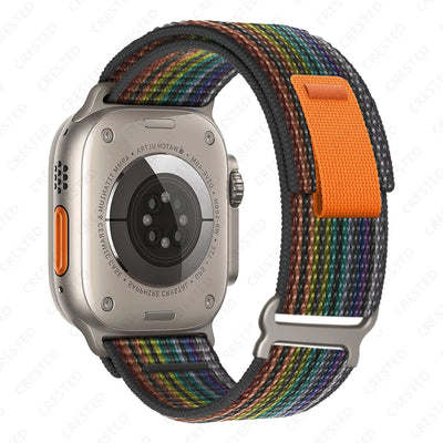 Trail Strap For Apple Watch Ultra 2 Band 49mm 45mm 44mm 42mm 40mm 41mm 38mm Nylon bracelet correa iwatch series10 9 8 7 6 5 4 SE