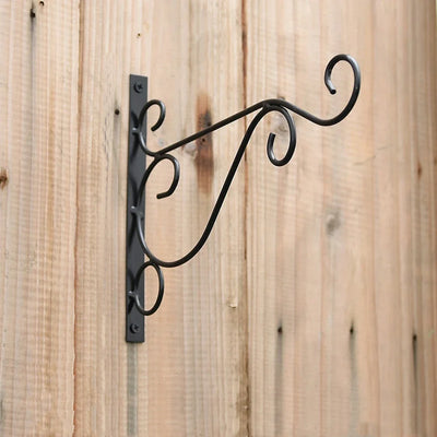 Hanging Bracket Hooks Hanger Wall Bird Flower Pot Basket Planter Lantern Metal Feeder Chime Wind Mount Hook Garden Decor