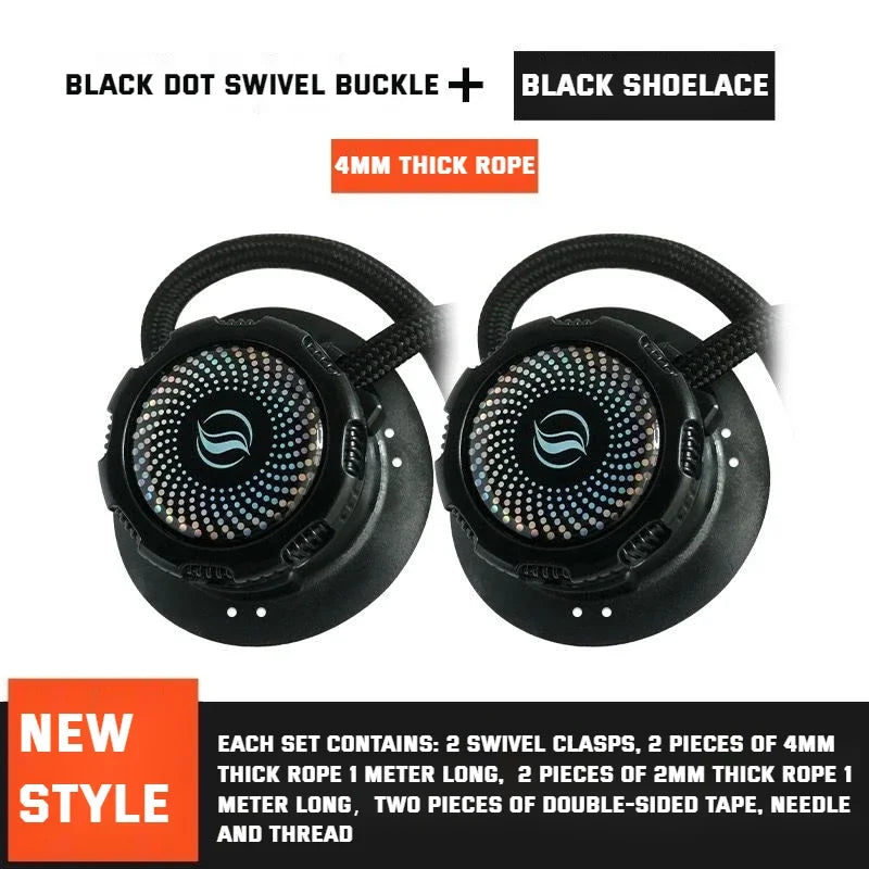 New Automatic Shoelaces Without ties Swivel Buckle Elastic Laces Sneakers Adult Kids unisex 4mm Round Shoelace Shoe Accessories