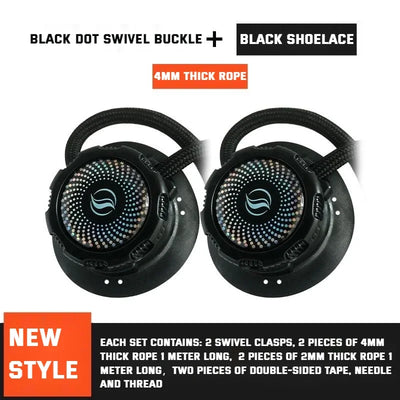 New Automatic Shoelaces Without ties Swivel Buckle Elastic Laces Sneakers Adult Kids unisex 4mm Round Shoelace Shoe Accessories