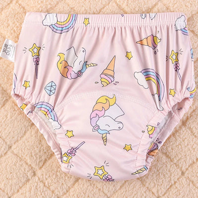 BABY COTTON TRAINING PANTS – WATERPROOF REUSABLE CLOTH DIAPERS FOR TODDLERS BABY UNDERWEAR NAPPIES