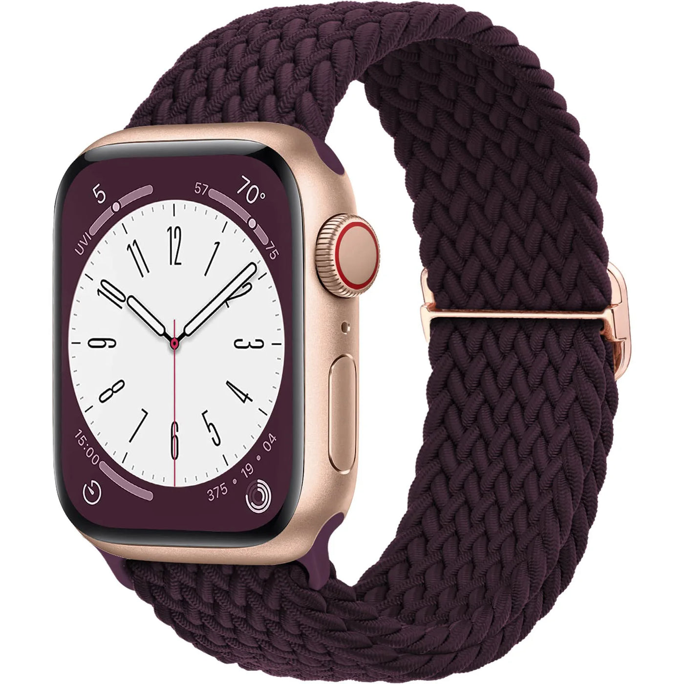 Braided Solo Loop For Apple watch band 45mm 44mm 40mm 49mm 38 41mm Elastic correa bracelet series 8 9 5 4 3 SE 6 7 Ultra 2 strap