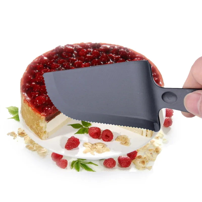 1pc Pizza Cutter Plastic Cake Knife Pie Cutter for Cheese Dessert Cutlery Bakeware Cake Spatula Tool Wedding Cake Slicer