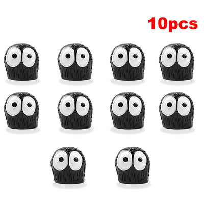 5/10/20/50pcs Cute Black Elf Car Interior Decoration Funny Auto Center Console Rearview Mirror Ornaments For Car Accessories