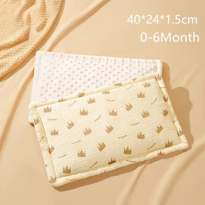 AIBEDILA 25x40cm Cotton Children's Pillowcase Cartoon Style Kindergarten Special Pillowcase Soft Breathable Baby Pillowcase