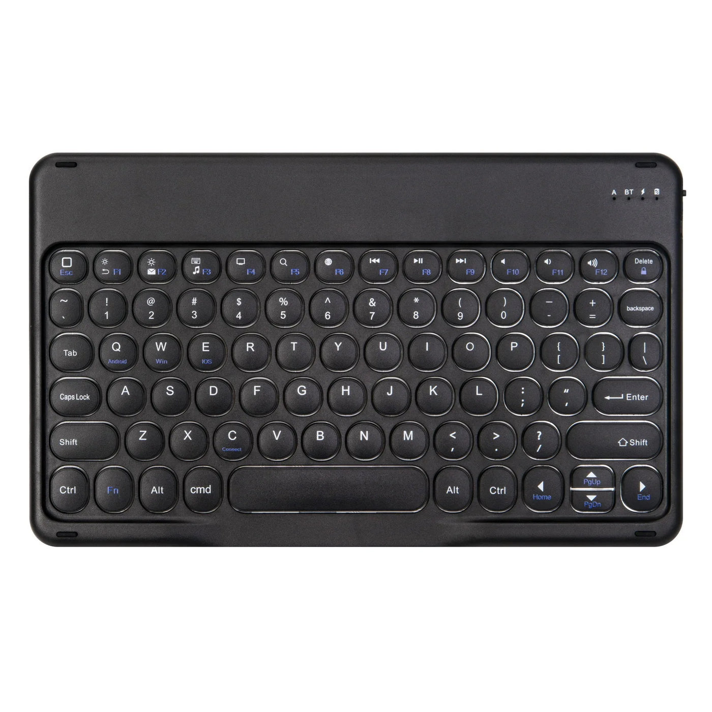 10-INCH SPANISH/ENGLISH BLUETOOTH KEYBOARD – WIRELESS RECHARGEABLE UNIVERSAL KEYBOARD FOR IPAD AIR/PRO, PHONE, TABLET, LAPTOP