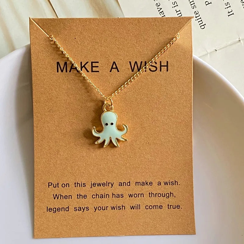 Lovely Starfish Necklace for Women Girl White Blue Black Pink Color Fashion Choker Necklace Gift For Friend Wholesale Jewelry