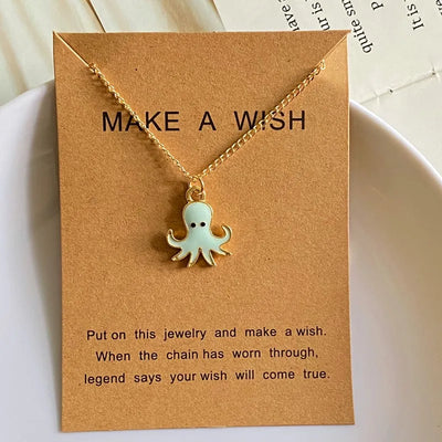Lovely Starfish Necklace for Women Girl White Blue Black Pink Color Fashion Choker Necklace Gift For Friend Wholesale Jewelry