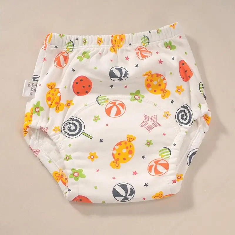 Newborn Training Pants Baby Shorts Solid Color Washable Underwear BABY Boy Girl Cloth Diapers Reusable Nappies Infant Panties