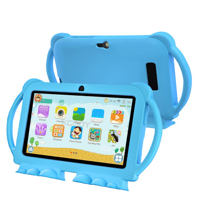 2024 newest 7 Inch Kids Tablet Quad Core Android 9.0 64GB WiFi Bluetooth Educational Software Installed