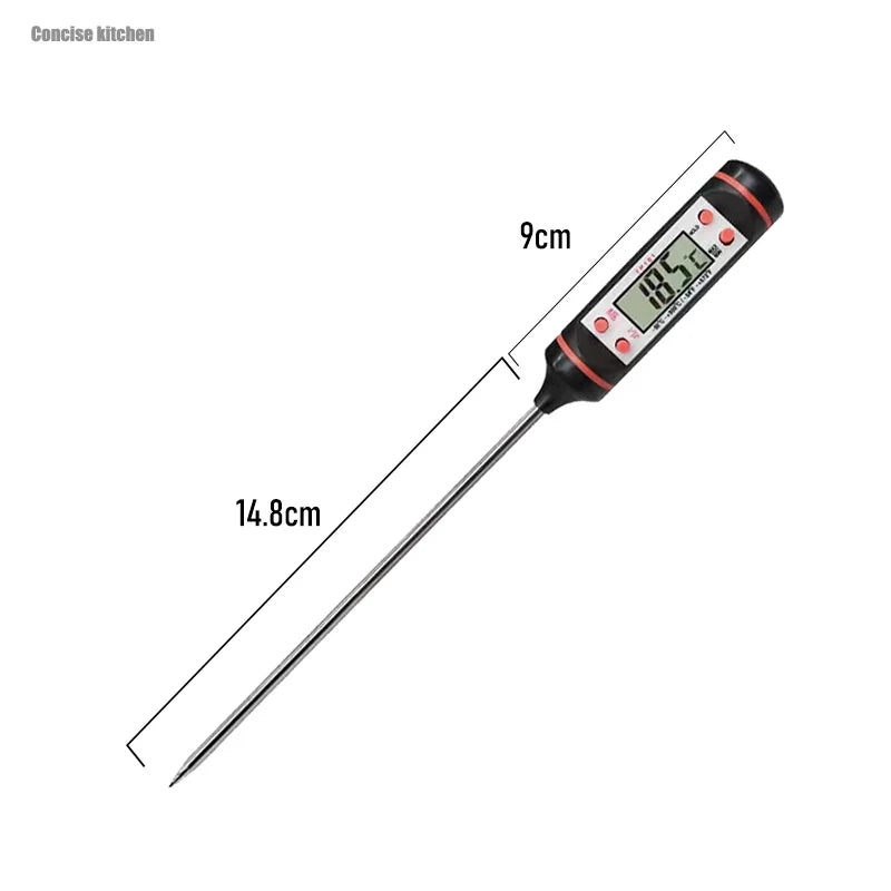 Electronic Thermometer for BBQ Barbecue Cooking Baking  Measure The Temperature of Oil Milk and Roast Meat Kitchen Accessories
