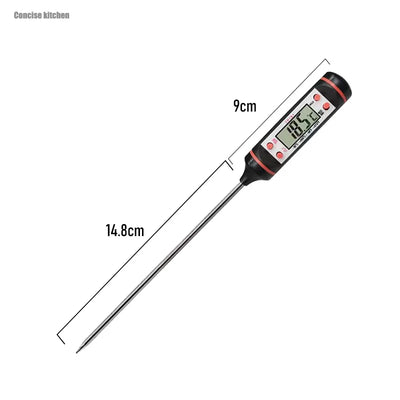 Electronic Thermometer for BBQ Barbecue Cooking Baking  Measure The Temperature of Oil Milk and Roast Meat Kitchen Accessories