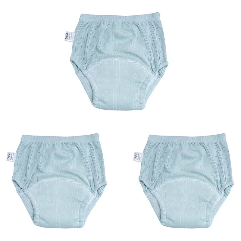 3PCS/LOT NEWBORN COTTON TRAINING PANTS SUMMER BABY SHORTS WASHABLE REUSABLE CLOTH DIAPERS INFANT NAPPIES