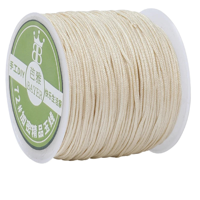 10meters 0.8mm Nylon Thread Cord Macrame Rope Bracelet Braided String For DIY Tassels Beading String Jewelry Making Accessories