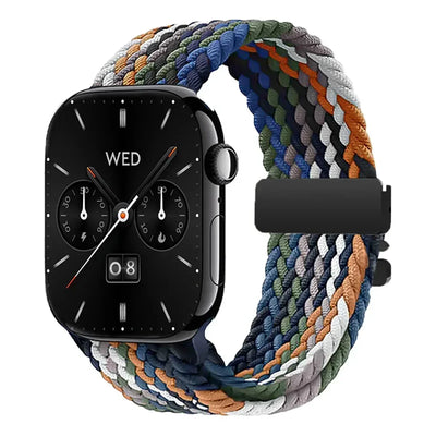 Braided Solo Loop Strap For Apple Watch band 44mm 45mm 46mm 40mm 41mm 42mm 49mm Bracelet iWatch Series Ultra 2 10 9 SE 8 7 6 5 4