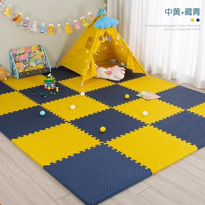Foam Baby Play Mat Puzzle Mats Kids Interlocking Exercise Tiles Rugs Floor Tiles Toy Carpet Soft Carpet 30*30*1cm Goma Eva Floor