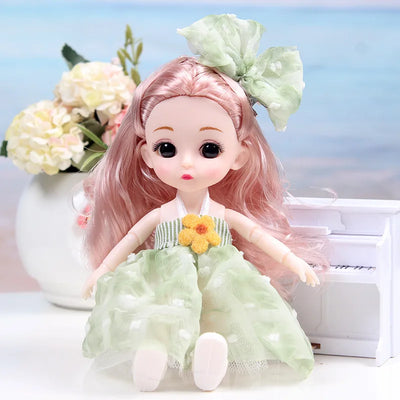 Mini multi-joint Molly girl doll 17 cm changeable constant tide confused Barbie doll
