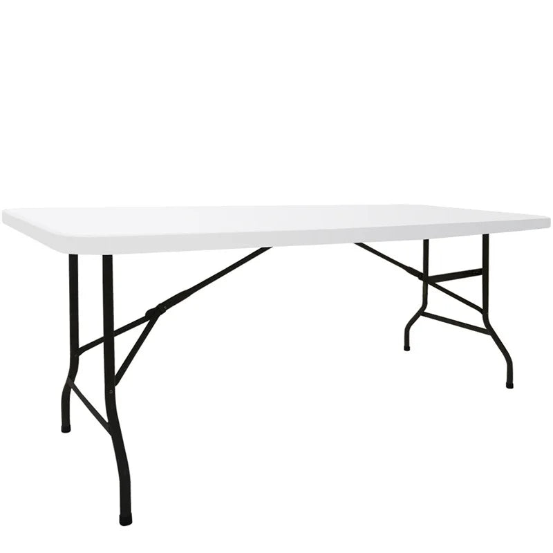 4/5/6/8ft Stretch Spandex Tablecloth White Elastic Fitted Picnic Table Covers Folding Table Cover Rectangle Wedding Table Cloth