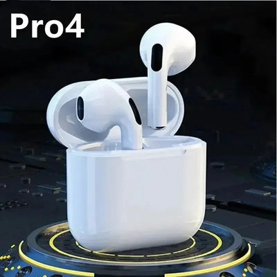 2024 AIR PRO 4 TWS WIRELESS BLUETOOTH EARBUDS – MINI HEADSET FOR ANDROID, IPHONE & PC