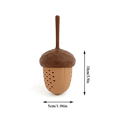 Acorn Shape Silicone Tea Infuser Spice Tea Strainer Cooking Seasoning Bag Tea Bag Home Kitchen Gadgets Kitchen Accessory
