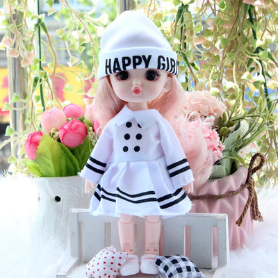 Mini multi-joint Molly girl doll 17 cm changeable constant tide confused Barbie doll