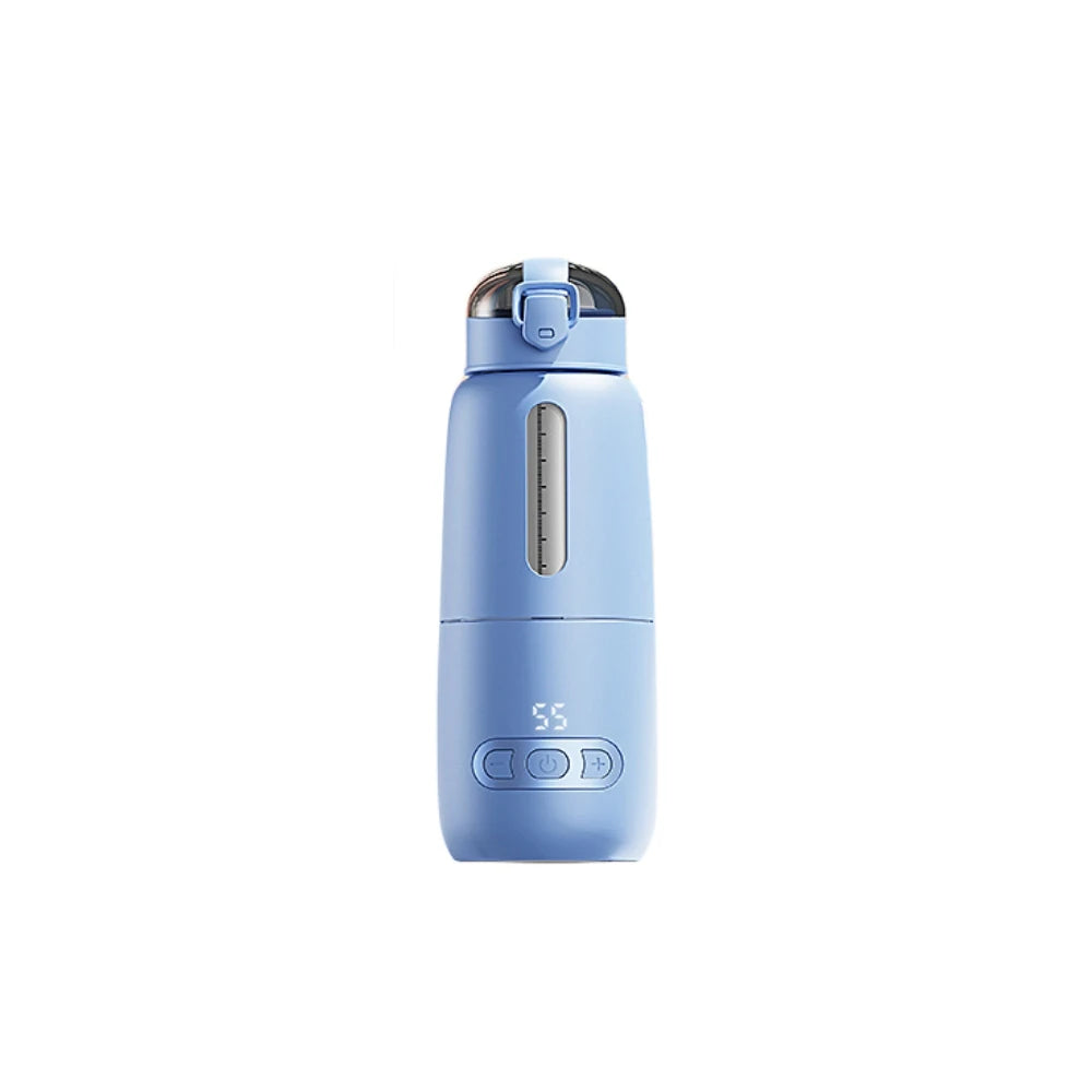 Portable Baby Milk Bottle heater Wireless 316 Food Grade Borosilicate Glass Body 15000mAh Constant 12 Hours Baby Bottle Warmer