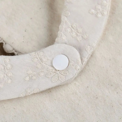 Baby Bandana Bibs Drooling And Teething with Delicate Embroidery Apparel Access