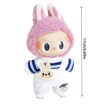 Cartoon Plush Doll Clothes Skin-friendly Plush Dolls Clothes Kids Toy for Kids Birthday Christmas Gifts MIAO
