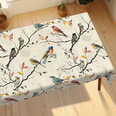Sunflower Rectangle Tablecloths Yellow Flowers Leaves Printed Table Cloth for Farmhouse Holiday Wedding Party Dining Table Decor