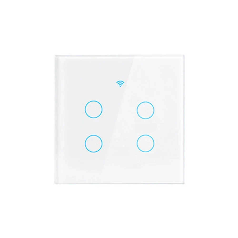 TUYA WIFI EU SMART SWITCHES 1/2/3/4 GANG TOUCH LIGHT SWITCH WALL SENSOR 433MHZ RF SWITCHES SMART LIFE FOR ALEXA GOOGLE HOME ALICE