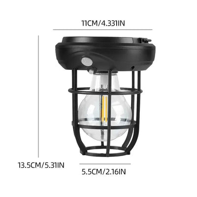 New Solar LED Wall Lamp Outdoor Garden Courtyard Waterproof Decoration Street Light Human Body Induction Warm Light Lantern