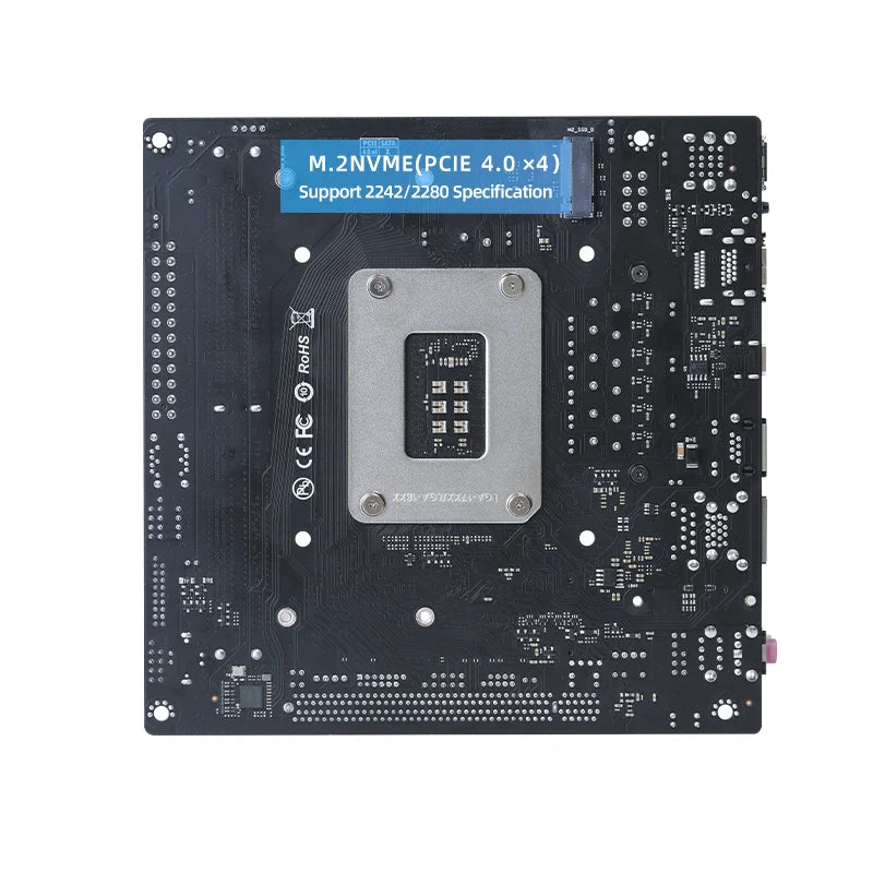 DIY Gaming PC Computer ERYING ITX Desktops Motherboard Set with Onboard Core CPU Interposer Kit i7 13700H i7-13700H 14C20T DDR5