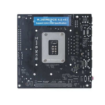 DIY Gaming PC Computer ERYING ITX Desktops Motherboard Set with Onboard Core CPU Interposer Kit i7 13700H i7-13700H 14C20T DDR5