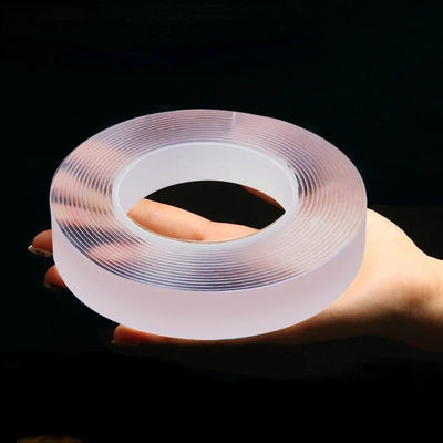 Sided Nano Tape Transparent Waterproof Wall Stickers  Reusable Heat Resistant Bathroom Home Decoration Tapes Kitchen Accessories