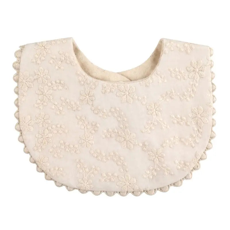 Baby Bandana Bibs Drooling And Teething with Delicate Embroidery Apparel Access
