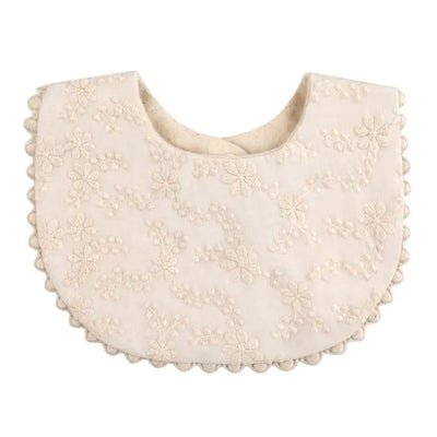 Baby Bandana Bibs Drooling And Teething with Delicate Embroidery Apparel Access