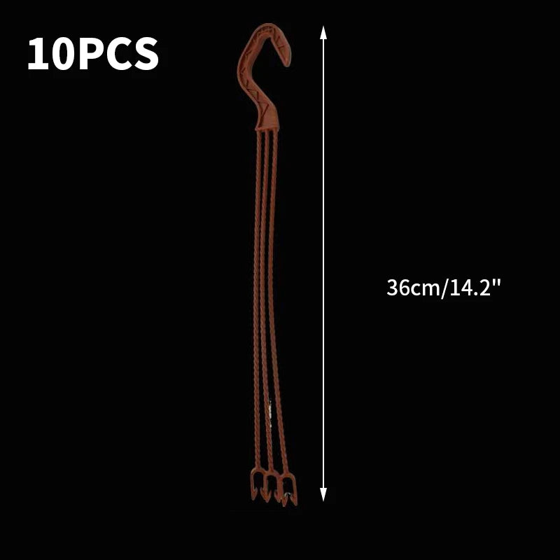 24/36cm Plant Hanger Hanging Flower Pots Holder Garden Basket Hanging Chains Balcony Decorate Home Office Flowerpot Accessories