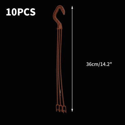 24/36cm Plant Hanger Hanging Flower Pots Holder Garden Basket Hanging Chains Balcony Decorate Home Office Flowerpot Accessories