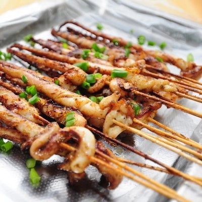 30/50PCS Disposable Wooden Grill Grilling Bbq Tools Outdoor Cooking BBQ Sticks Bamboo Skewers Barbecue Tools Fruit Sticks