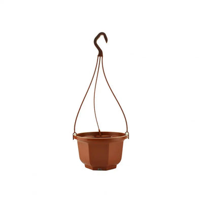 Plastic Holes Octagonal Flowerpot Anti-sun Hanging Flower Pot With Hook Reusable Corrosion-resistant Plant Pot For Garden