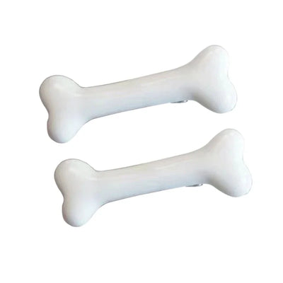 Cartoon Bone Hair Clip Dog Bone Hair Pins Hair Clamps Y2K Hair Accessories for Girls Women Halloween Costume