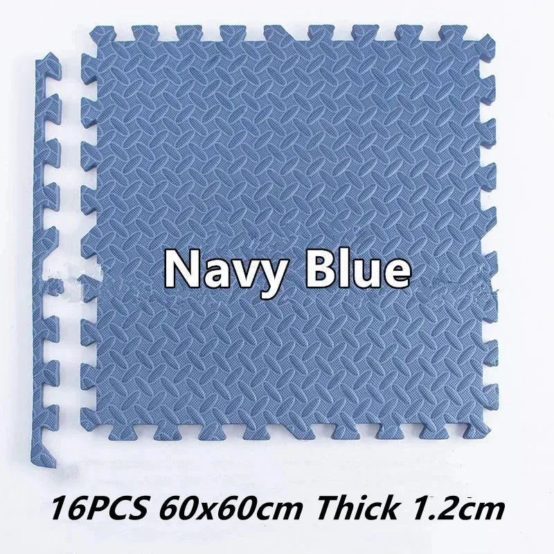 Tatame Puzzle Mat Thick 1.2cm Baby Game Mat 60x60cm Play Mats 16PCS Baby Play Mat Baby Activity Gym Game Mats Floor Mat Foot Mat