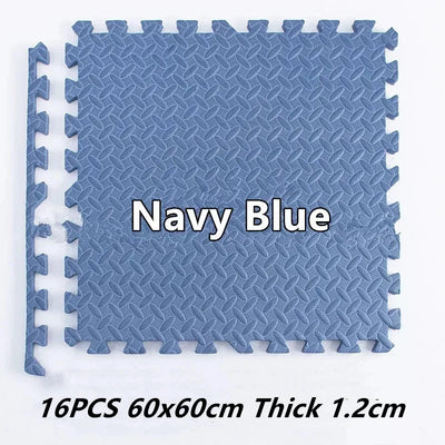 Tatame Puzzle Mat Thick 1.2cm Baby Game Mat 60x60cm Play Mats 16PCS Baby Play Mat Baby Activity Gym Game Mats Floor Mat Foot Mat