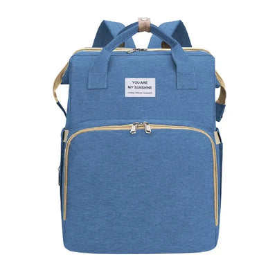 Lightweight Mother and Baby Bag Multifunctional Large Capacity Mom Bed Bag New Portable Folding Mommy Bag Crib Stroller Backpack