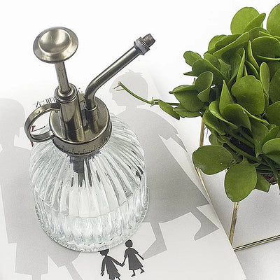 1pc Plant Flower Glass Garden Watering Pot Mister 300ml Water Cans Sprayer Bottle Spray Irrigation Supplies Hairdressing Tool