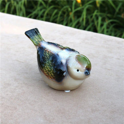 Porcelain Couple Bird Figurine Ceramic Birdie Lovers Miniature Decoration Craft Ornament Valentine's Day Gift for Wedding Favors